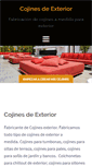 Mobile Screenshot of cojinesdeexterior.com